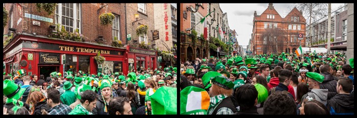 Dublin Temple Bar Saint Patrick Ekla